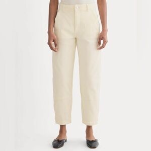 Everlane Utility Barrel Pants in Bone Size 4 Long